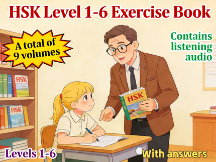 HSK Level 1-6 Standard Course Original Workbooks Collection