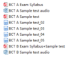 BCT Exam Syllabus & Sample Papers (Self-Study Exam Prep Kit)