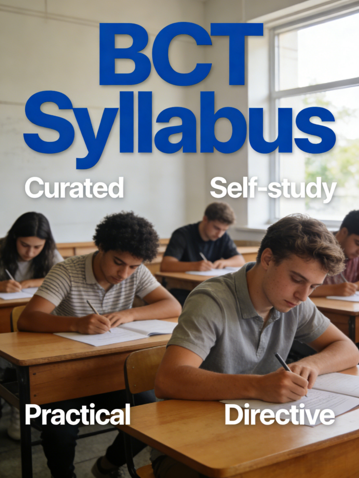 BCT Exam Syllabus & Sample Papers (Self-Study Exam Prep Kit)